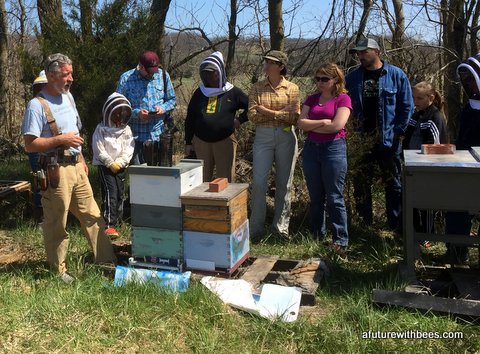 Beekeeping field day in Rogersville, MO
